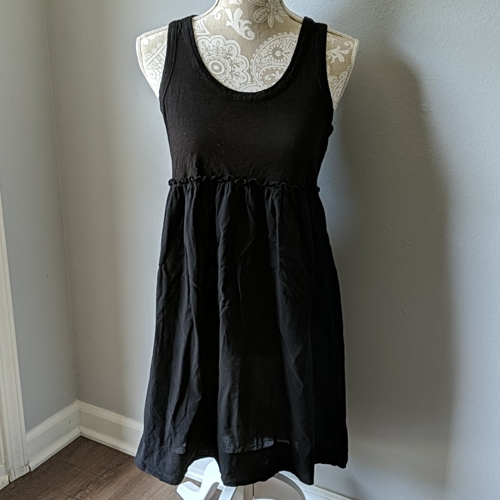 J. Crew Black Tank Dress